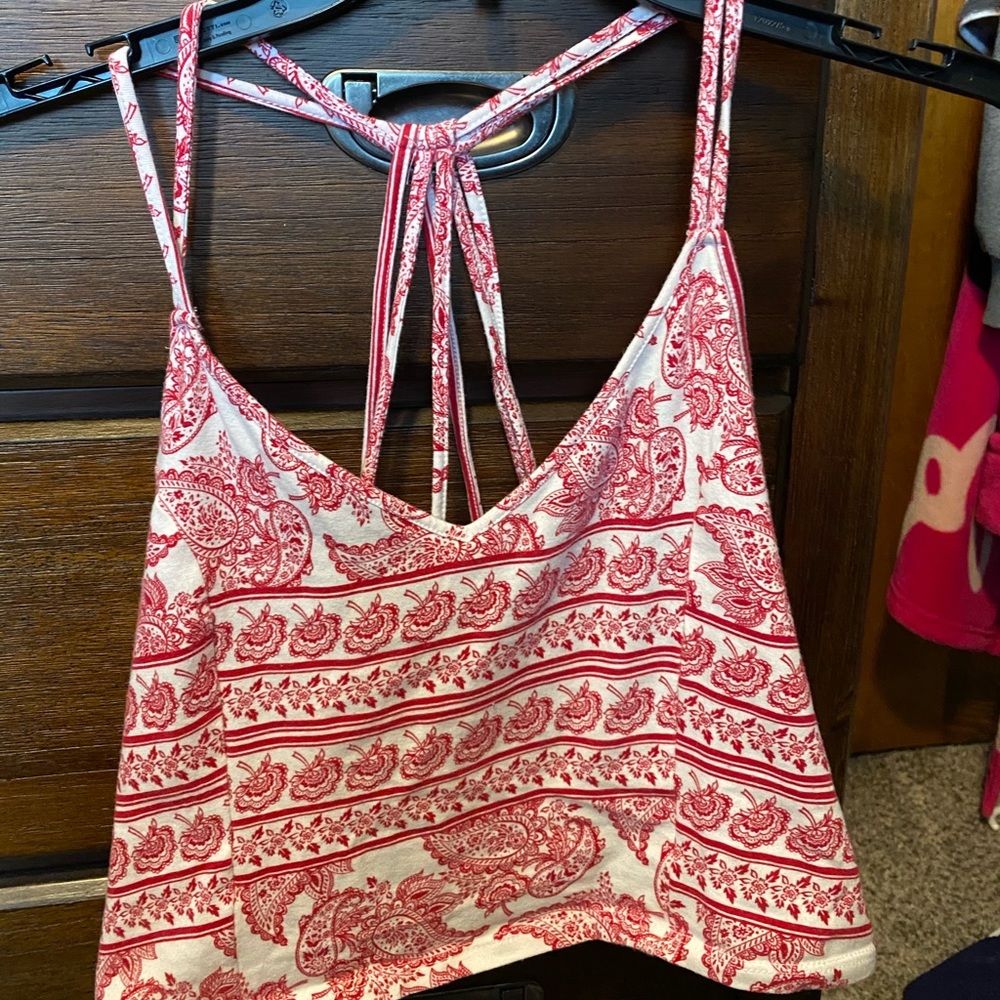 Tribal pattern cropped cami!!